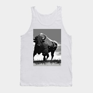 Bison Shadow Silhouette Anime Style Collection No. 109 Tank Top